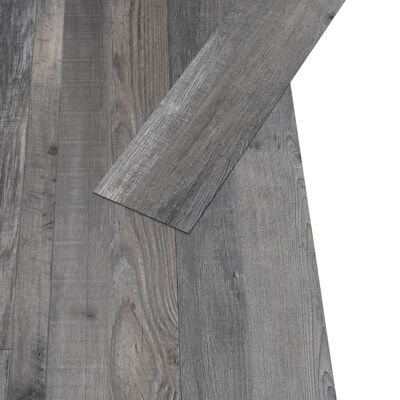 vidaXL PVC-lattialankut 4,46 m² 3 mm itseliimautuva teollinen puu