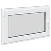 vidaXL Kellari-ikkuna RISOR 100 x 70 cm PVC ja lasi Antrasiitti