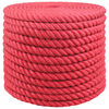vidaXL Juuttinaru 20 mm Punainen 100% Tossa juutti