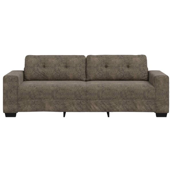 vidaXL | Sohva | tyynyllä Tummanharmaa Keinonahka