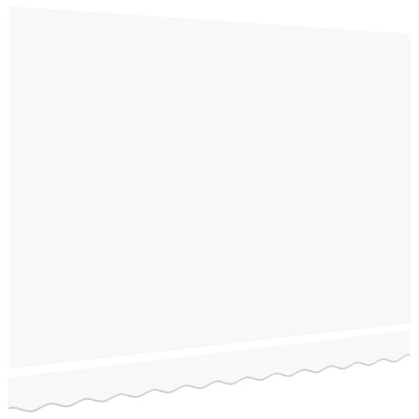 vidaXL Markiisin vaihtokangas Valkoinen 280 x 245 cm Polyesteri