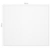 vidaXL Pöytäsuoja matta 90x90 cm 1,6 mm PVC