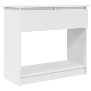 vidaXL konsolip&ouml;yt&auml; laatikoilla valkoinen 85,5x38,5x74,5 cm