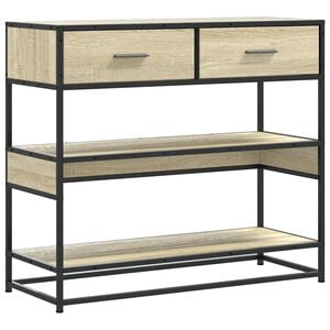 vidaXL Sohvap&ouml;yt&auml; sonoma-tammi 90x35x80 cm tekninen puu