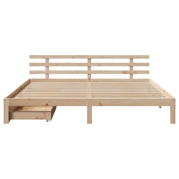 vidaXL S&auml;ngynrunko laatikoilla 200x200 cm t&auml;ysi m&auml;nty