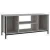 vidaXL TV-taso harmaa Sonoma 102x35x45 cm tekninen puu