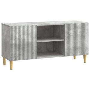 vidaXL TV-kaappi 102 x 34,5 x 50 cm Betoninharmaa Tekninen puu