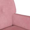 vidaXL Chesterfield Penkki Pinkki 112 x 65.5 x 75 cm Sametti