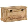 vidaXL Kenkien s&auml;ilytyspenkki 85x40x45 cm t&auml;ysi mangopuu