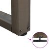 vidaXL Ruokapöydän jalat V-muotoiset 2 kpl Luonnonvärinen teräs 60x(72-73,3) cm Teräs