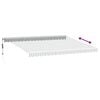 vidaXL Automaattisesti kelattava markiisi antrasiitti/valk. 450x350 cm