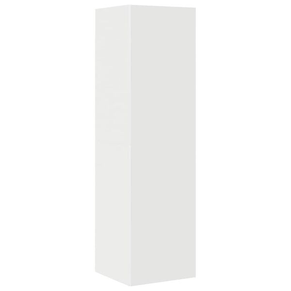 vidaXL 4-osainen TV-kaappisarja valkoinen tekninen puu