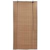 vidaXL Rullaverho bambu 140x220 cm ruskea