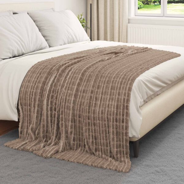vidaXL Heittoviltti Camel 200 x 150 cm Fleese