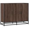 vidaXL Senkki ruskea tammi 94x35x76 cm tekninen puu