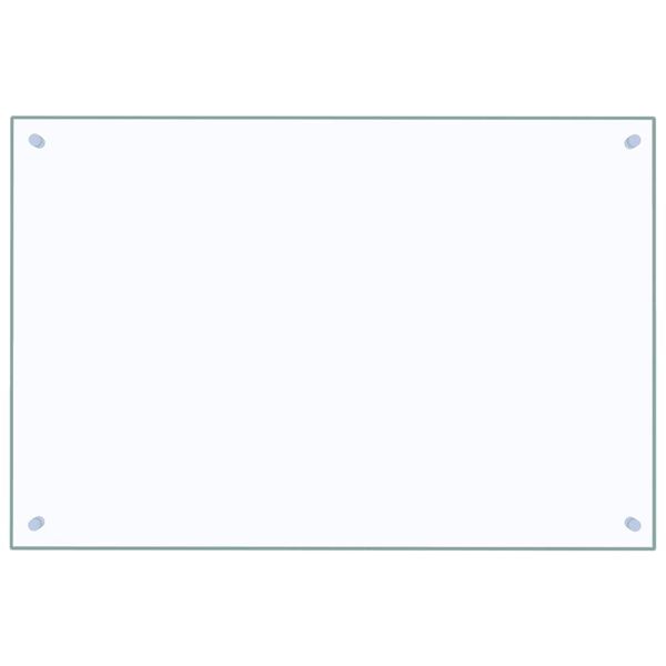 vidaXL Keittiön roiskesuoja läpinäkyvä 90x60 cm karkaistu lasi