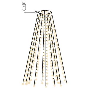 vidaXL Joulukuusen valoverkko 250 LEDi&auml; 250 cm