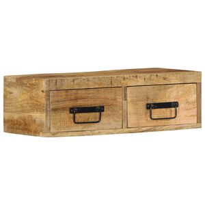 vidaXL Sein&auml;-TV-kaappi 60x30x19 cm Massiivipuuta mango