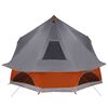 vidaXL Perhe Tipi Teltta Tipi Harmaa ja oranssi 680 x 430 x 270 cm