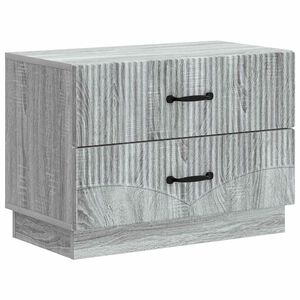vidaXL Y&ouml;p&ouml;yt&auml;kaappi Harmaa sonoma 62 x 34,5 x 44,5 cm Tekninen puu