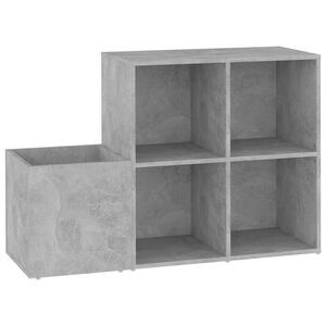 vidaXL Eteisen kenk&auml;kaappi betoninharmaa 105x35,5x70 cm tekninen puu