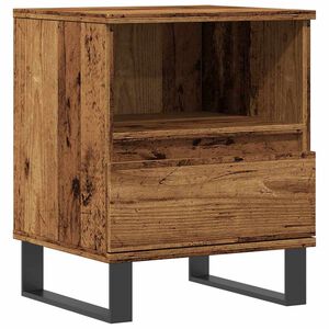 vidaXL Y&ouml;p&ouml;yt&auml; vanhaa puuta 40x35x50 cm tekninen puu