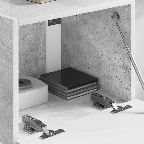 vidaXL TV-seinäkaappi Betoni 60 x 31 x 29.5 cm Tekninen puu