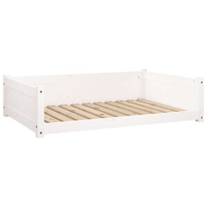 vidaXL Koirans&auml;nky valkoinen 105,5x75,5x28 cm t&auml;ysi m&auml;nty