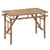 vidaXL Kokoontaitettava puutarhap&ouml;yt&auml; 115x50x75 cm bambu