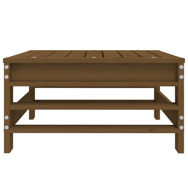 vidaXL Ulkorahi hunajanruskea täysi mänty