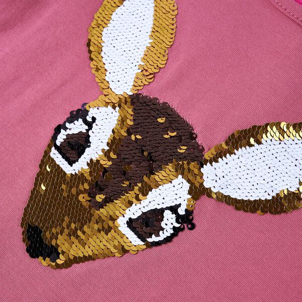 Lasten pitkähihainen T-paita vadelma 92