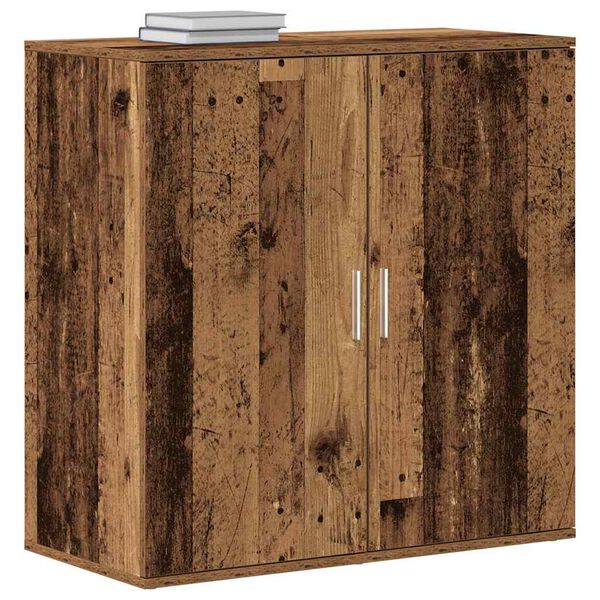 vidaXL Sivup&ouml;yt&auml; Vanha puu 79 x 38 x 80 cm Tekninen puu