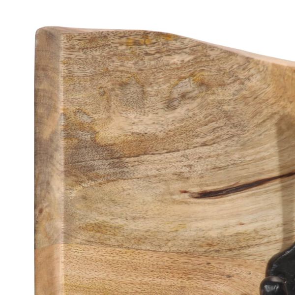 vidaXL Sein&auml;naulakko 4 koukulla t&auml;ysi mangopuu