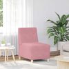 vidaXL Modulaarinen k&auml;sinojatonta sohva-yksikk&ouml; 3 pcs Pinkki