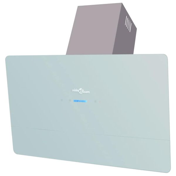 vidaXL Liesituuletin kosketusnäytöllä Valkoinen 900 mm