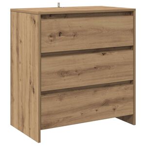 vidaXL Senkki k&auml;sity&ouml;l&auml;inen tammi 70x41x75 cm tekninen puu