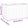 vidaXL Puutarhan kukkalaatikko 59x27,5x35 cm t&auml;ysi akasiapuu