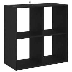 vidaXL Kirjahylly Musta tammi. 68.5 x 32 x 68.5 cm