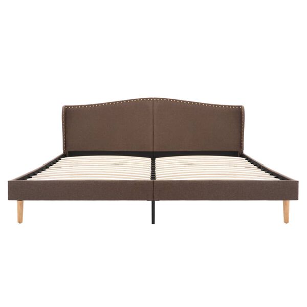 vidaXL S&auml;ngynrunko ruskea kangas 150x200 cm