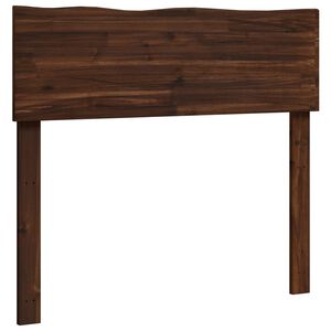 vidaXL Luonnonreunainen s&auml;ngynp&auml;&auml;ty ROSTOCK Tummanruskea 80 cm