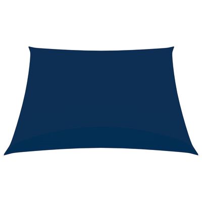 vidaXL Aurinkopurje Oxford-kangas neliönmuotoinen 4x4 m sininen