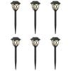 vidaXL 6 pcs L&auml;mpim&auml;n Valkoinen 42 cm PP