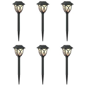 vidaXL 6 pcs L&auml;mpim&auml;n Valkoinen 42 cm PP