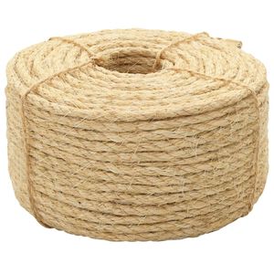 vidaXL K&ouml;ysi 100% Sisal 6 mm 100 m