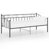 vidaXL Sohvas&auml;ngyn runko musta metalli 90x200 cm