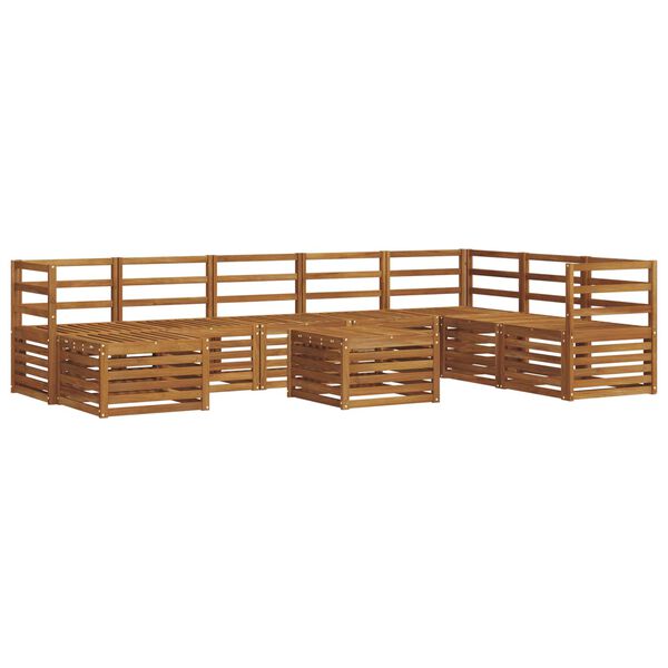 vidaXL Sohvasarjat Luonnollinen Tihe&auml; akasiapuu