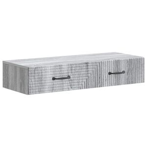 vidaXL Sein&auml;lle Asennettava Sivup&ouml;yt&auml; 87,5 x 34,5 x 17 cm Tekninen puu