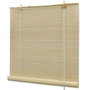 vidaXL Rullaverho bambu 100x220 cm luonnollinen