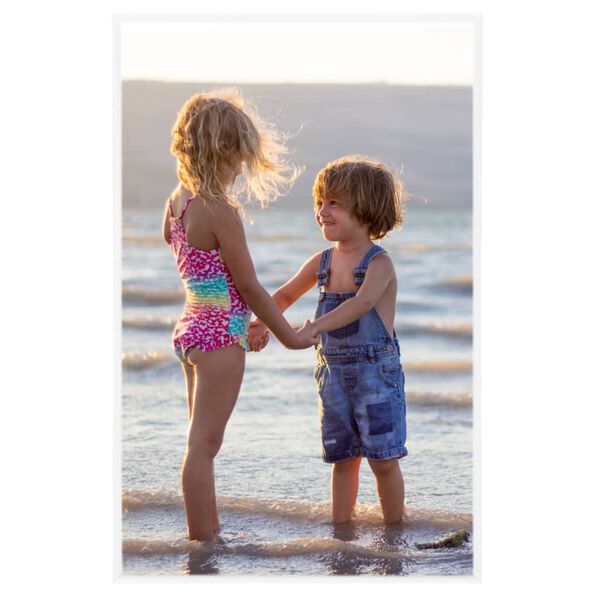 vidaXL Valokuvakehyskollaasi 3 kpl pöydälle valk. 13x18cm MDF