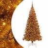 vidaXL Joulukuusi 300 LED-valoilla jalustalla Kulta 180 cm PET